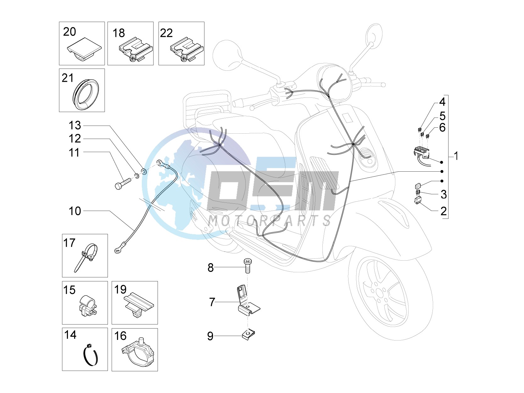 Main cable harness