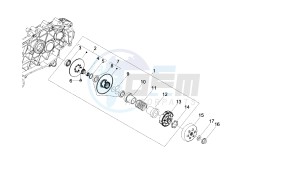 SONAR - 150 CC VTHLS3A1A 4T drawing DRIVEN PULLEY