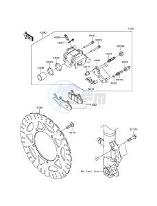 NINJA_300 EX300ADF XX (EU ME A(FRICA) drawing Front Brake