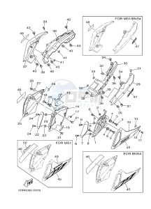 MT09 MT-09 900 MT-09 (B872) drawing SIDE COVER