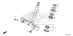 NC750SDE NC750SD Europe Direct - (ED) drawing STEERING STEM