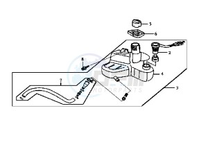 JET EURO X EU2 - 50 cc drawing OIL TANK