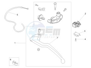 RSV4 1000 RR E4 ABS (EMEA, LATAM) drawing Clutch control