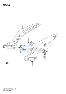 VZ800 (E3-E28) MARAUDER drawing REAR FRAME