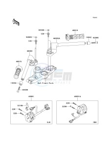 ZX 1200 C [NINJA ZZR 1200] (C1-C4) [NINJA ZZR 1200] drawing HANDLEBAR