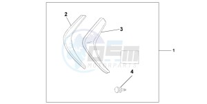 FJS400D SILVER WING drawing SIDE VISOR