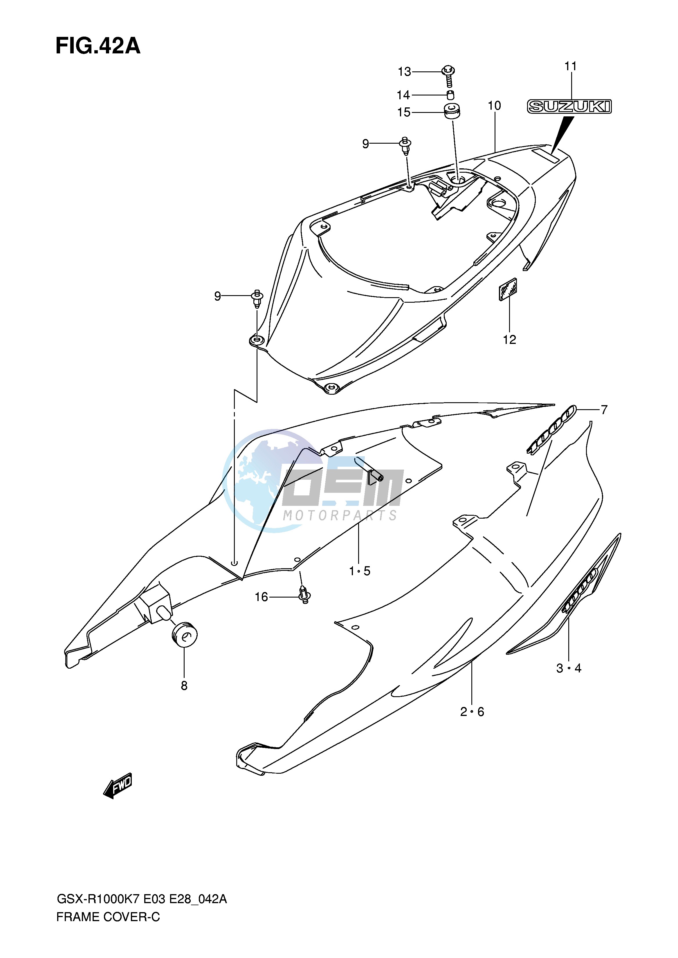 FRAME COVER (MODEL K8)