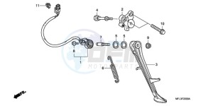 CBR1000RR9 Europe Direct - (ED / MME) drawing STAND