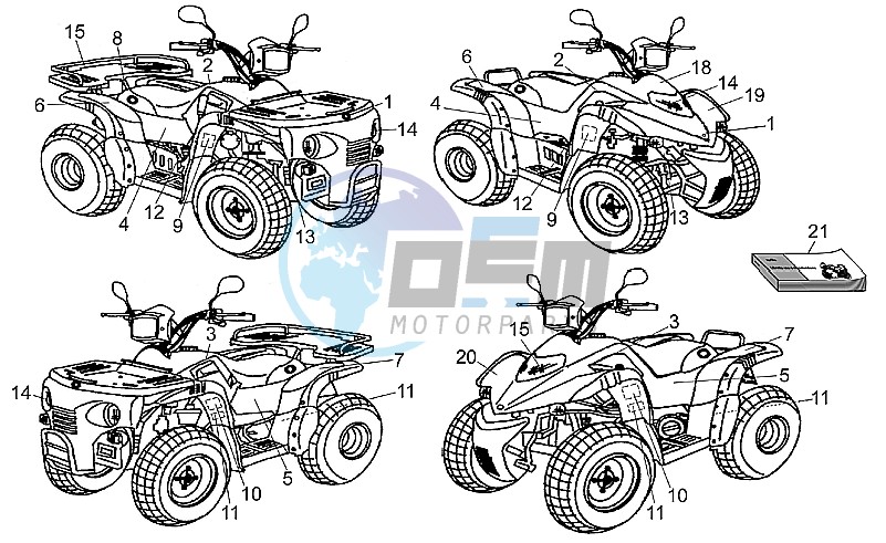 Decal set-Use-maintenance book