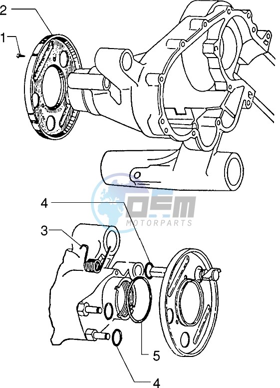 Dust cover plate-o-ring