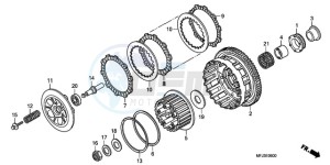 CBR600RA9 Europe Direct - (ED / ABS MME) drawing CLUTCH