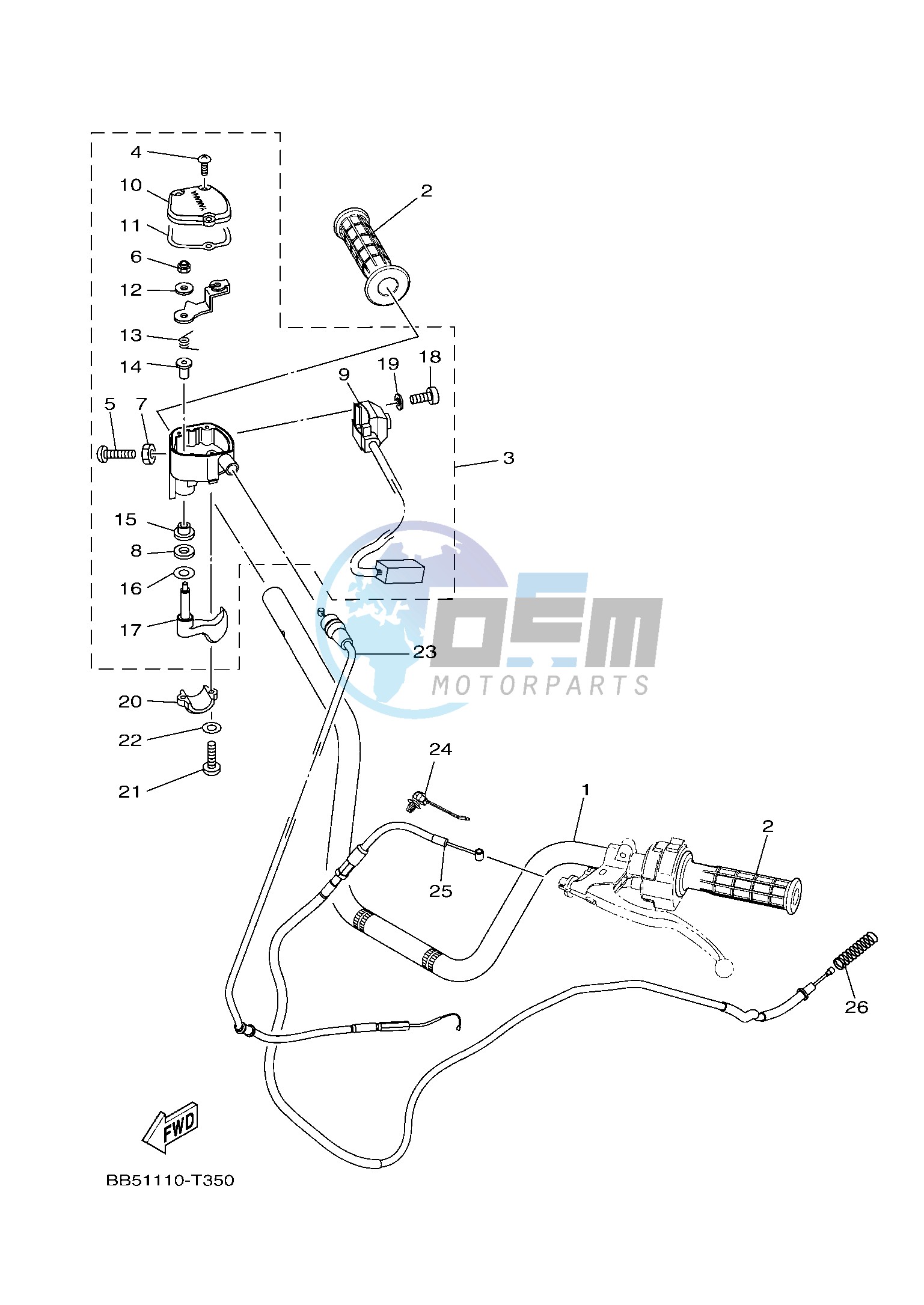 STEERING HANDLE & CABLE