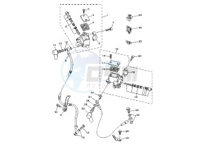 YP MAJESTY 250 drawing MASTER CYLINDER