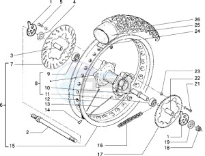 RK 50 drawing Rear Wheel