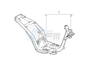 Liberty 50 4T PTT 2007-2012 (D) is drawing Frame/bodywork