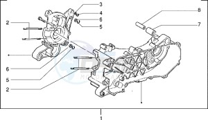 Zip 50 freno a disco drawing Crankcase