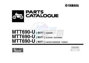 TRACER 700 MTT690-U (B5T1) drawing Infopage-1