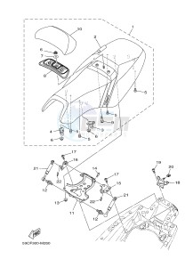 XP500A T-MAX 530 (59CT) drawing SEAT