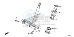 NC700XDE NC700XD 2ED - (2ED) drawing STEERING STEM