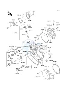 KX 100 A [KX100 MONSTER ENERGY] (A6F - A9FA) D7F drawing ENGINE COVER-- S- -