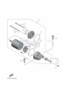 YXE1000EW YX10ERPAN (B4MF drawing STARTING MOTOR