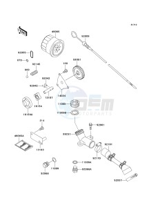 KAF 620 H [MULE 3010 4X4 HARDWOODS GREEN HD] (H6F-H8F) H7F drawing OIL PUMP_OIL FILTER