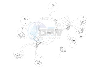 Liberty 150 4t 3v ie lem drawing Selectors - Switches - Buttons