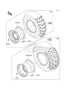 KLF250 KLF250A7F EU GB drawing Tires