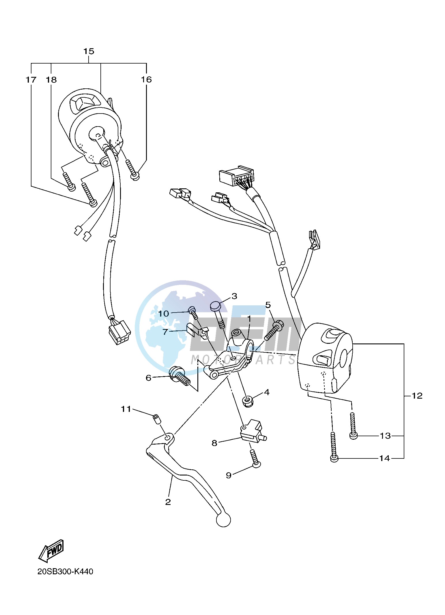 HANDLE SWITCH & LEVER