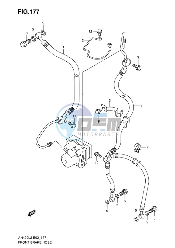 FRONT BRAKE HOSE