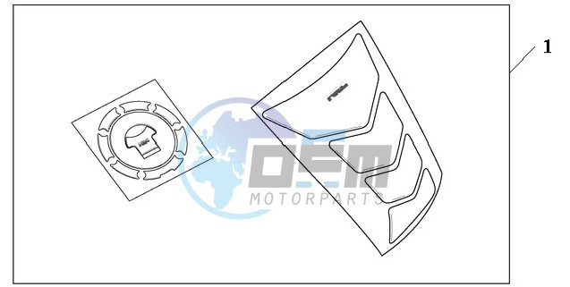 TANKPAD / FUEL LID COVER