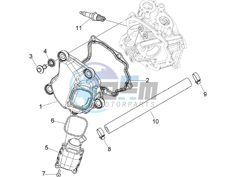 Cylinder head cover