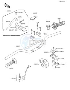 KX 80 E [KX80] (E2-E3) [KX80] drawing HANDLEBAR -- 85 KX80-E3- -