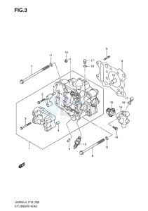 UH200 ABS BURGMAN EU drawing CYLINDER HEAD