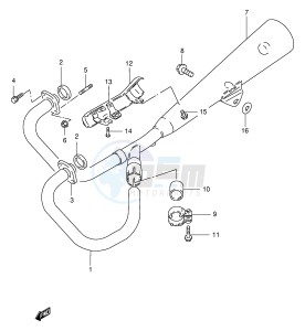 GN250 (E2) drawing MUFFLER