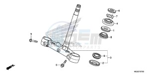 NC700SD NC700S Europe Direct - (ED) drawing STEERING STEM