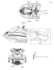 JET SKI ULTRA 310R JT1500NHF EU drawing Labels(EU)