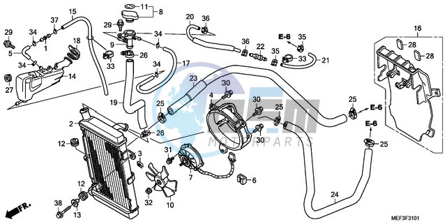 RADIATOR (FJS400D9/FJS400 A)