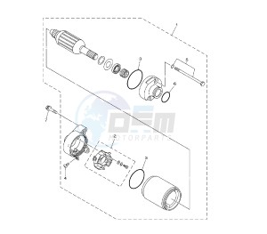 XT X BRA 125 drawing STARTING MOTOR