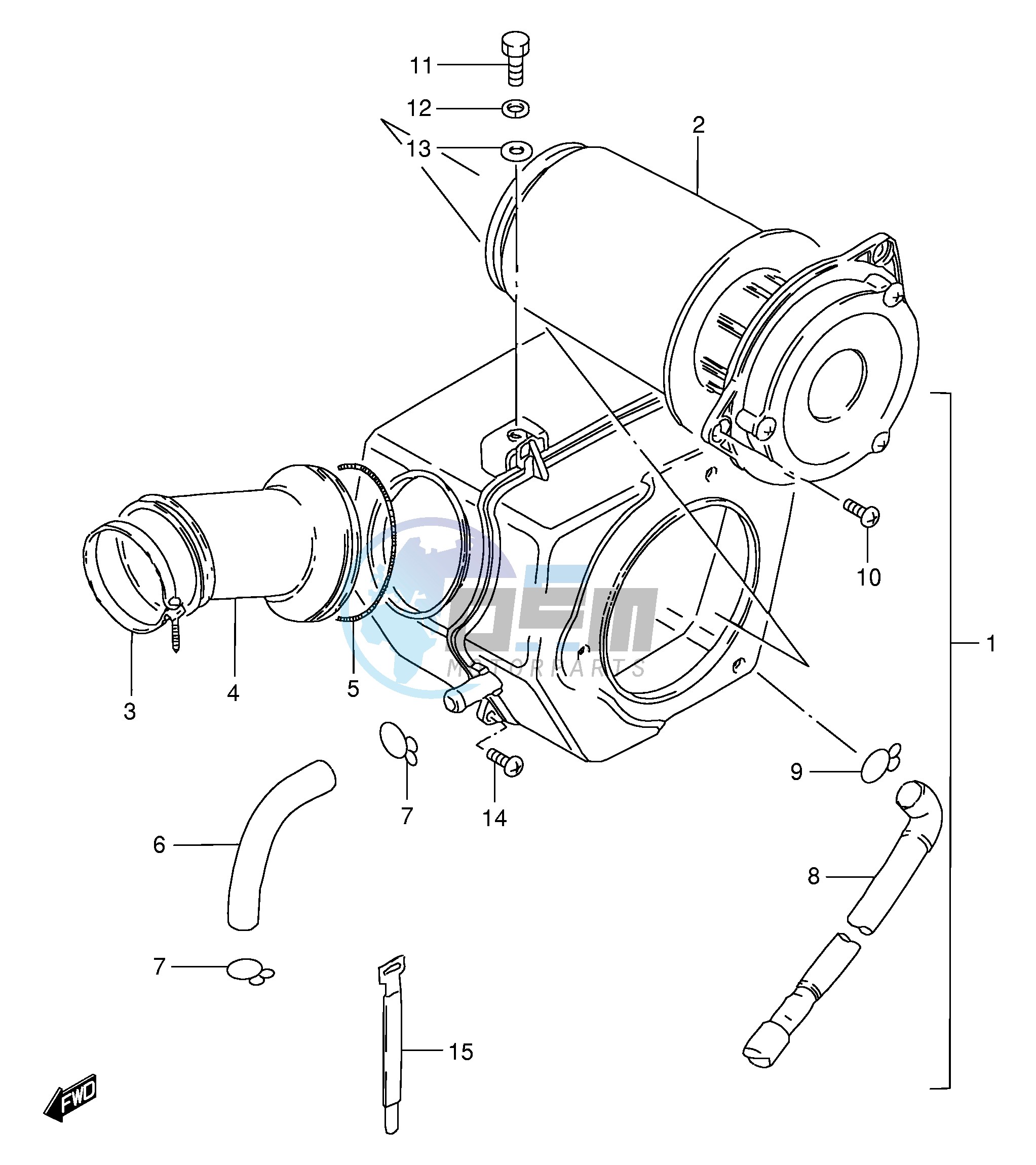 AIR CLEANER (MODEL Z D F K)