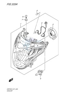 GSR750Z ABS EU drawing HEADLAMP