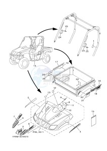 YXR700F YXR7FSPD RHINO 700 SPORTS EDITION (1RBM 1RBN 1RBP) drawing EMBLEM & LABEL 3