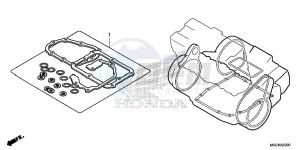 CB1100 UK - (E) drawing GASKET KIT B