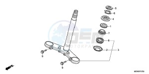 NT700VB drawing STEERING STEM