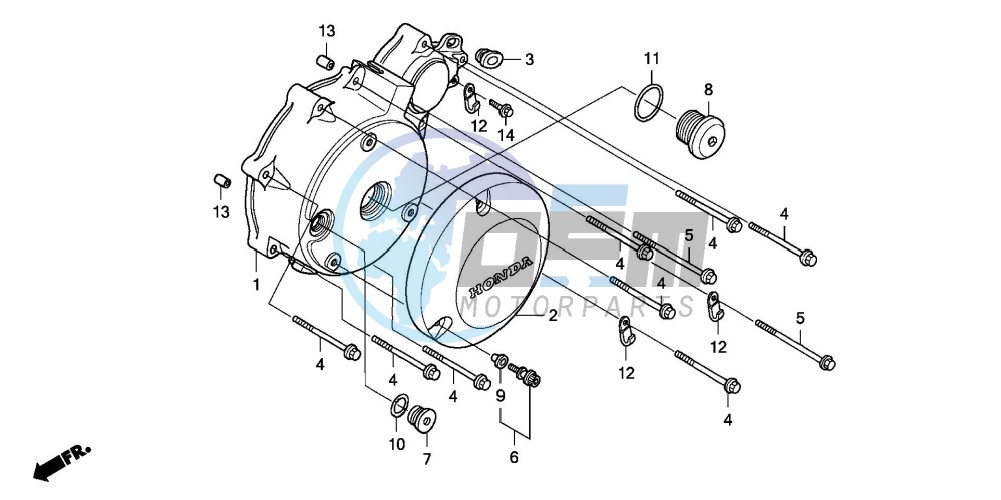 LEFT CRANKCASE COVER