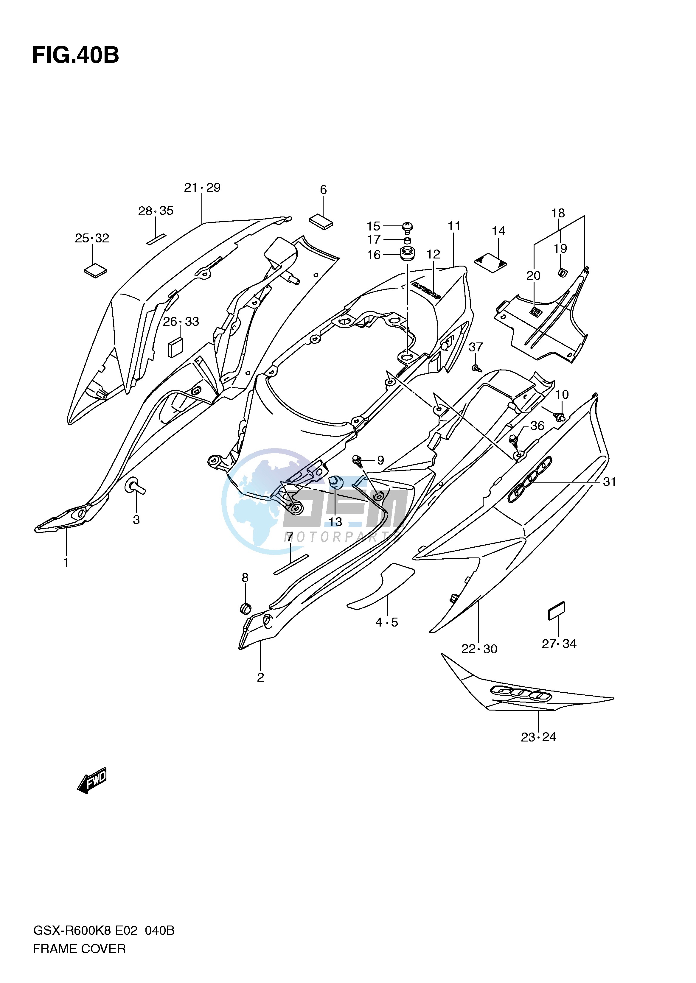 FRAME COVER (MODEL L0)