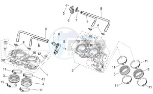 RSV4 1000 Racing Factory L.E. USA-CND (NAFTA) drawing Throttle body