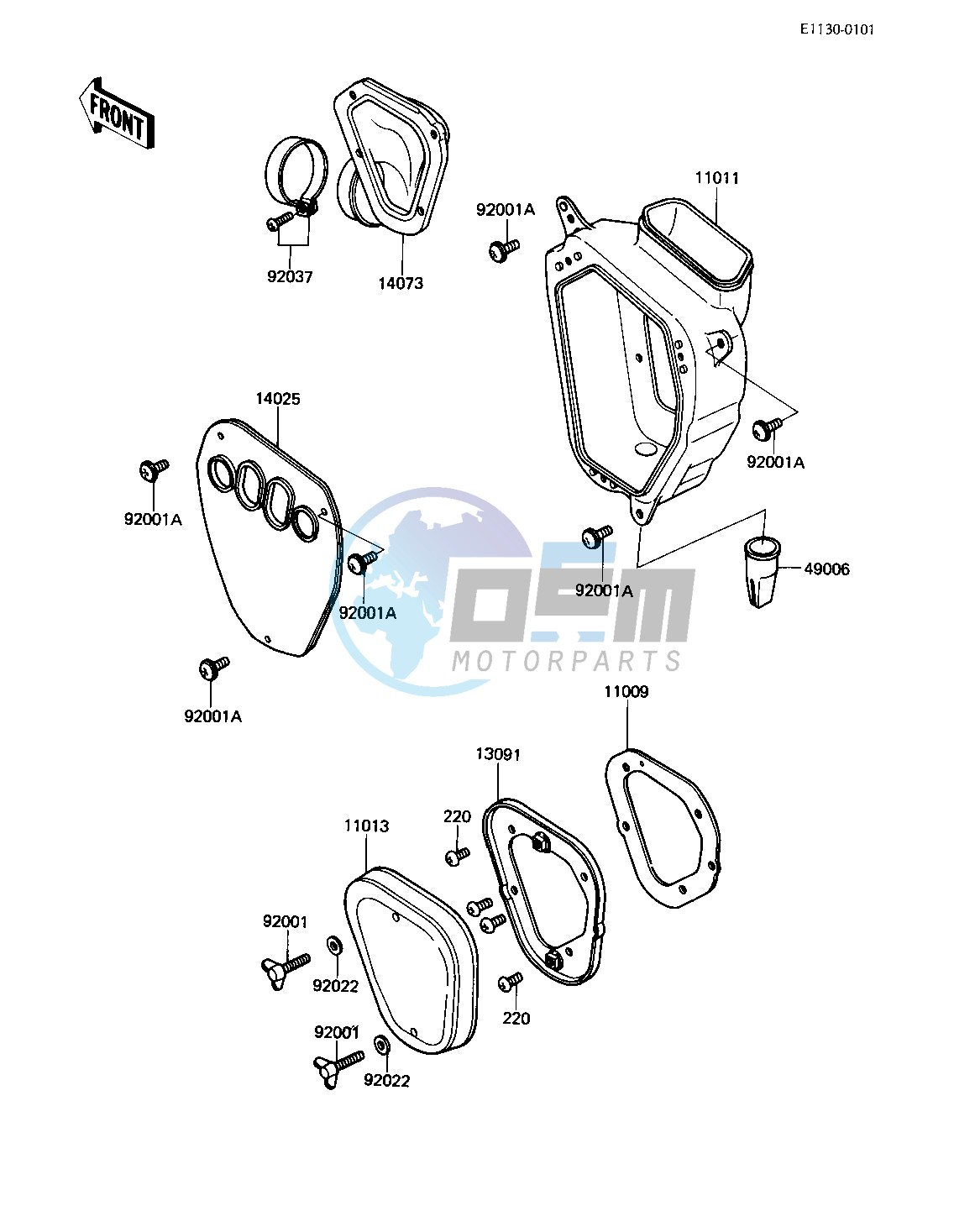 AIR CLEANER -- 83 A1- -