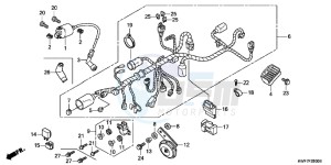 CBF125MB drawing WIRE HARNESS