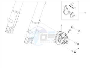 SX 50 E4 (EMEA) drawing Front brake caliper